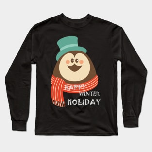 Happy Winter Holiday Long Sleeve T-Shirt